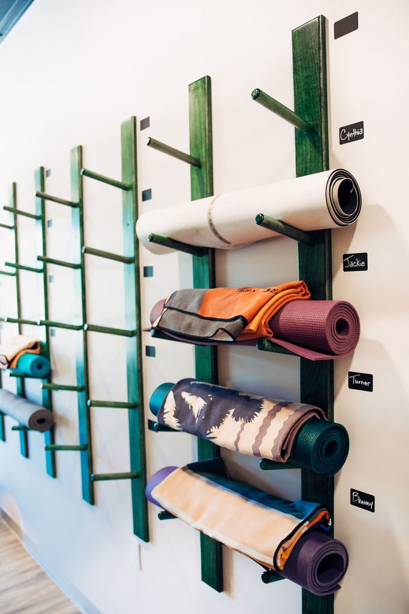 Lotus Hot Yoga studio and class photo