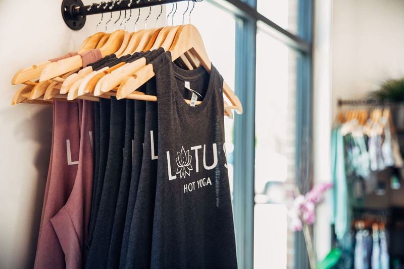 Lotus Hot Yoga studio and class photo