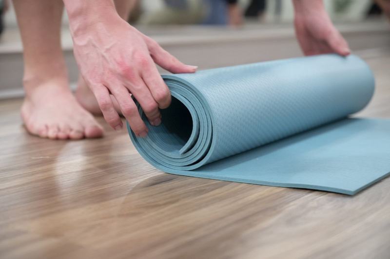 Lotus Hot Yoga studio and class photo